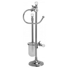 Стойка напольная для унитаза и биде, хром, Art&Max Barocco Crystal