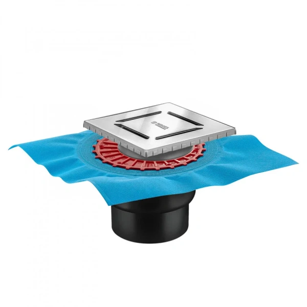 Душевой трап BERGES ZENTRUM Norma 463 15 см вертикальный S-сифон (детальная фотография)