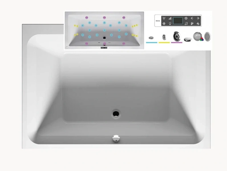 Ванна гидромассажная Riho Castello 180 x 120 см, BLISS BB7700500000000_BLISS (детальная фотография)