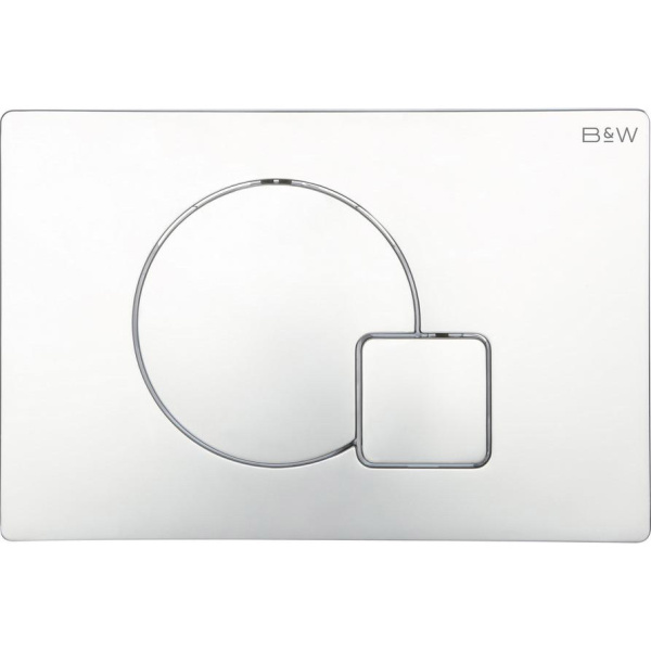 Клавиша смыва Black&White Universe хром 09523 (детальная фотография)