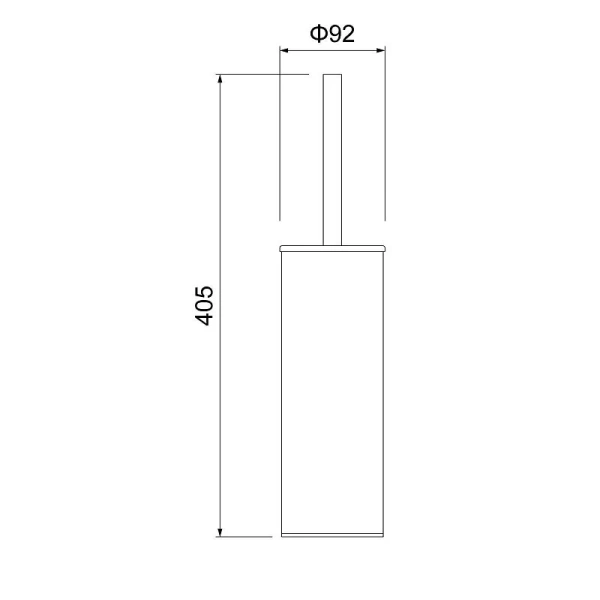 Ершик Timo Saona никель 13161/13 (детальная фотография), современные, hi-tech