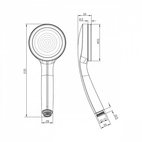 Лейка для душа IDDIS SpaHome хром SPA1F00i18 (детальная фотография), душевые лейки