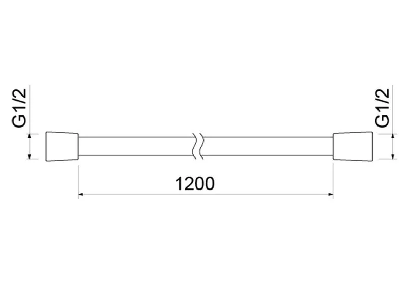 Шланг для душа Акватек оружейная сталь AQ2104BGM (детальная фотография), шланги для душа