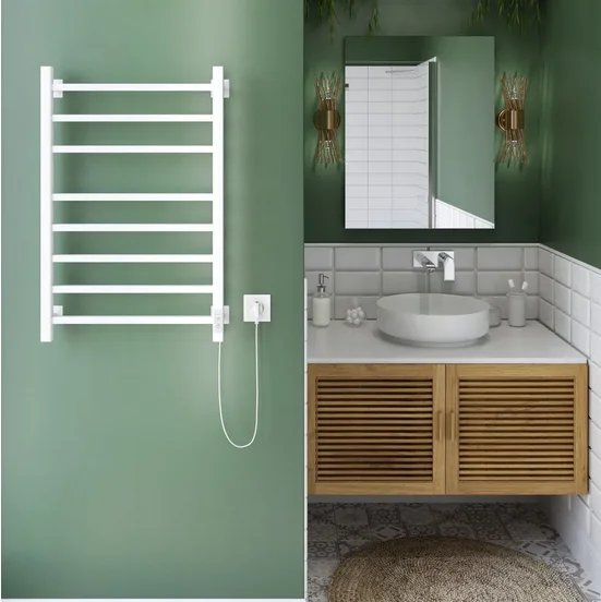 Полотенцесушитель электрический Ника Step 80х50 см белый матовый STEP-3 80/50 бел мат U (детальная фотография), белыe