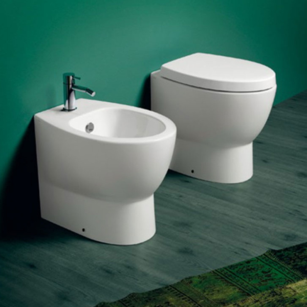 Биде напольное Simas LFT Spazio LFT 23 (детальная фотография), современные, hi-tech