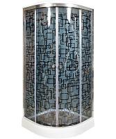 Душевая кабина Deto BM 100х100 см с электрикой и гидромассажем