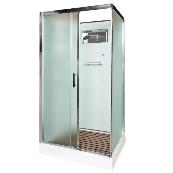 Душевая кабина Deto D 120x90 см без крыши D129 (детальная фотография), со средним поддоном