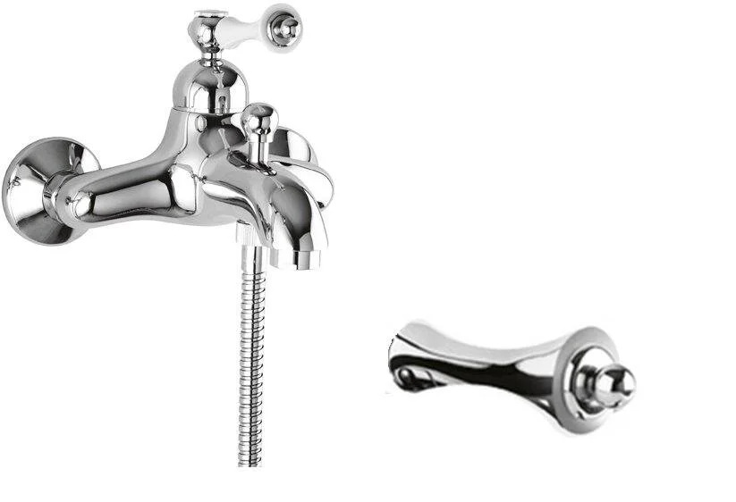 Смеситель для ванны Cezares Margot хром MARGOT-VM-01-M (детальная фотография)