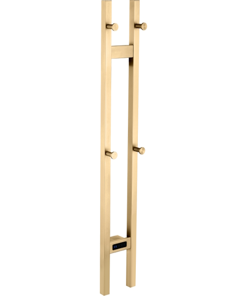 Полотенцесушитель электрический Boheme Duo 17x120 см золото матовое 728-MG (детальная фотография)