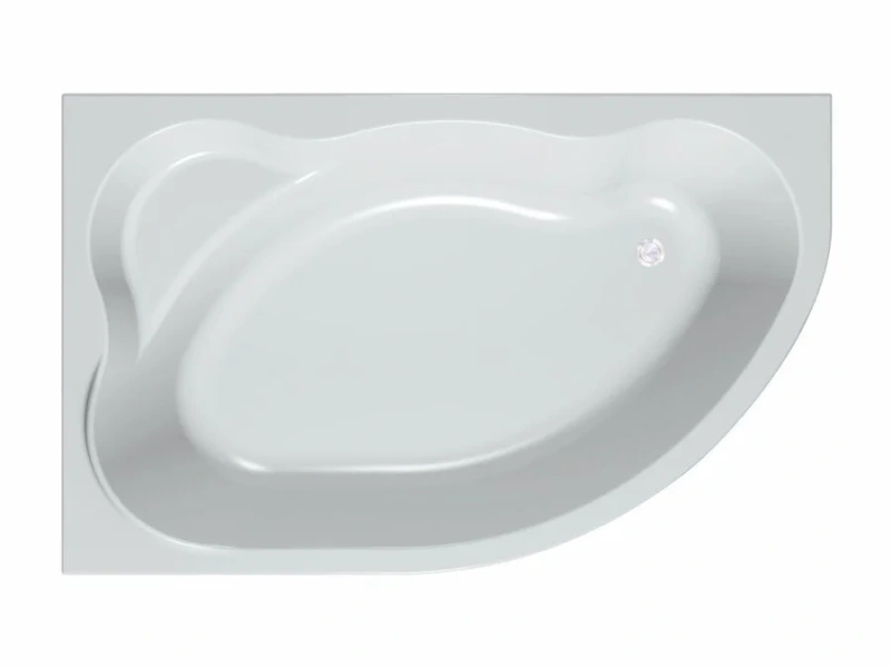 Акриловая ванна Kolpa-San Quat Amadis L/D, 160 х 100 см, правая/левая, белый, 567330/567320 (детальная фотография), современныe, hi-tech