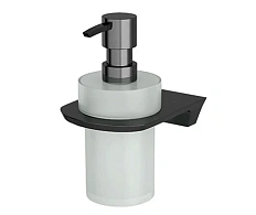 Дозатор для мыла WasserKRAFT Wiese оружейная сталь