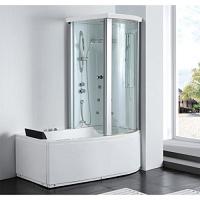 Акриловая ванна правосторонняя пристенная Gemy