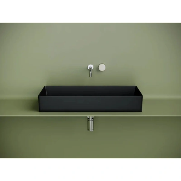 Раковина Ceramica Nova Element 80 см черная CN6072MB (детальная фотография), в форме чаши, прямоугольной формы