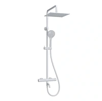 Душевая стойка WasserKRAFT белая матовая