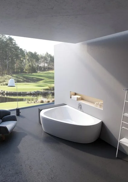 Ванна акриловая Ravak LoveStory II 196x139 см правая C761000000 (детальная фотография), акриловые