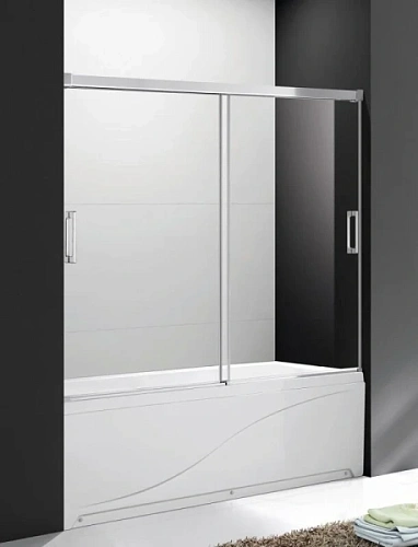 Шторка для ванны Cezares Tandem Soft 150х145 см рифленое стекло Punto - фото 2