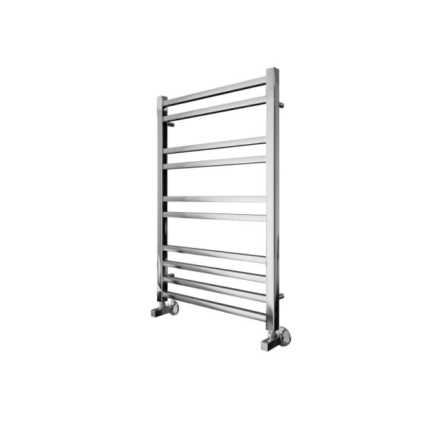 Полотенцесушитель водяной Акватек Альтаир 50x80 см хром AQ KK1080CH (детальная фотография), лесенка, вертикальные