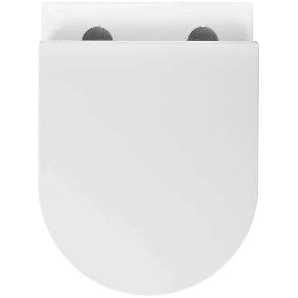 Унитаз подвесной Акватек Лея безободковый AQ1199T-00 (детальная фотография), безободковые, сиденье с микролифтом 