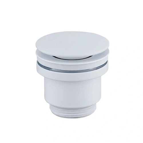 Донный клапан Lemark белый матовый - фото 1