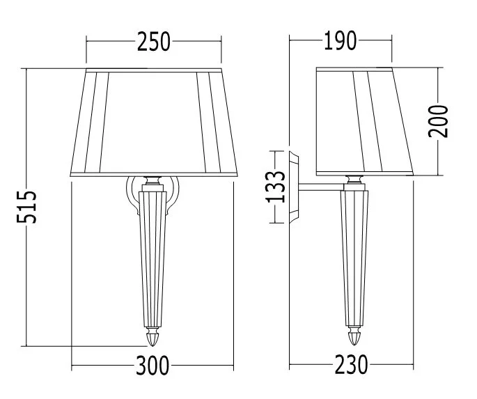 Светильник для ванной Devon&Devon Crystal DECRYSTAL (детальная фотография), классические, ретро