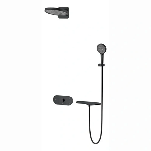 Душевой комплект Vincea Futura черный - фото 2