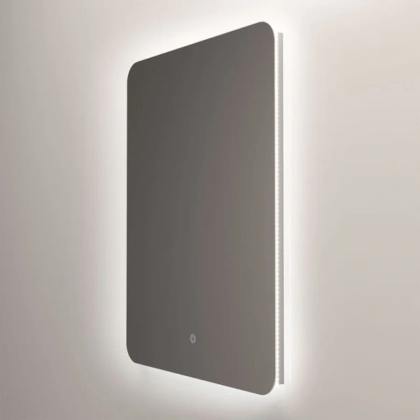 Зеркало с подсветкой Vincea 60 см c сенсорным выключателем и диммером, без функции антизапотевания VLM-3BE600 (детальная фотография), современные, hi-tech