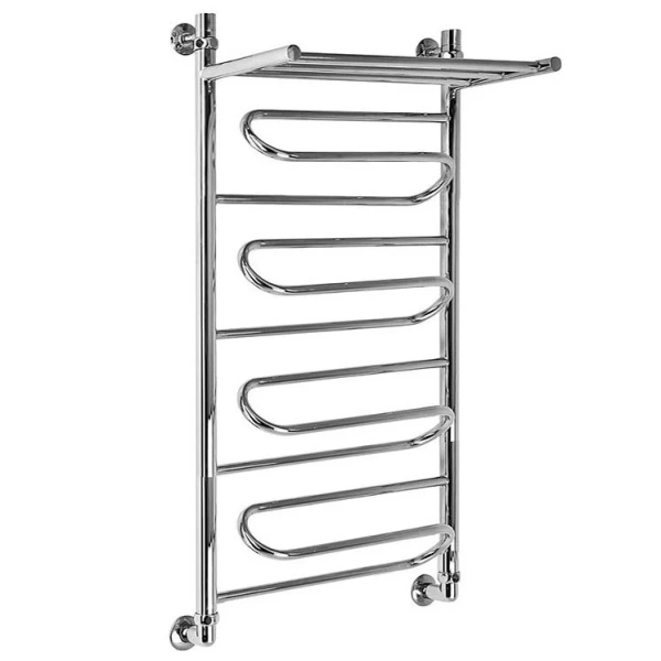 Полотенцесушитель водяной Ника Curve 100x50 см хром ЛЗ ВП 100/50 (детальная фотография)