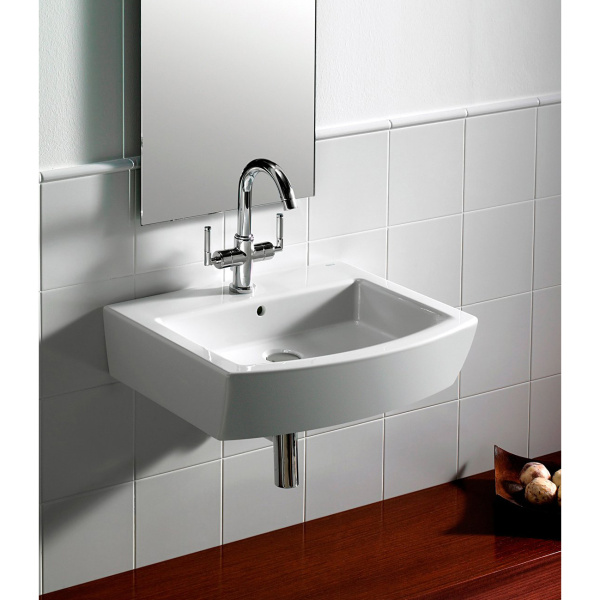 Раковина Roca Hall 327624000 45 см (детальная фотография), подвесные, пристенные