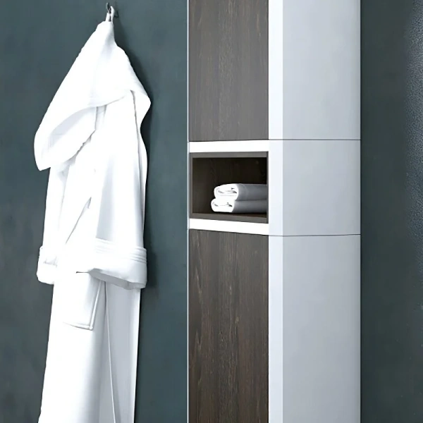 Полка для ванной Акватон Брук 30 см дуб феррара 1A202603BCDF0 (детальная фотография), подвесные