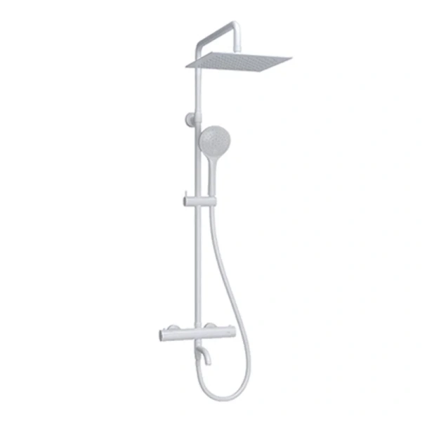 Душевая стойка WasserKRAFT белая матовая A188.254.155.WM Thermo (детальная фотография)