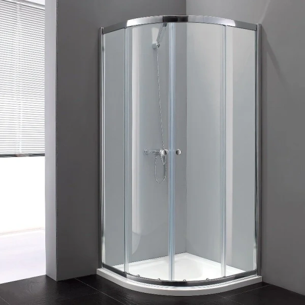 Душевой уголок Cezares Anima 90x90 см рифленое стекло ANIMA-W-R-2-90-P-Cr (детальная фотография)