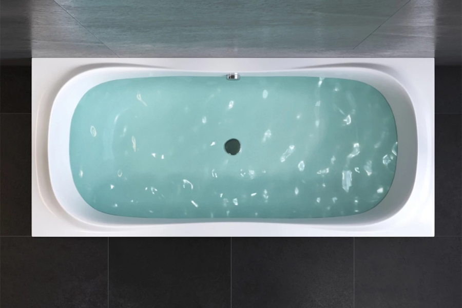 Ванна акриловая Am.Pm Sensation W30A-180-080W-A 180х80 см прямоугольная (детальная фотография), без гидромассажа, большие, глубокие