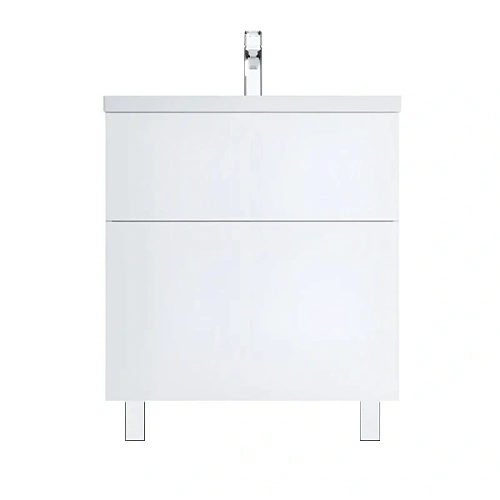 Тумба под раковину напольная Am.Pm Gem 75 см белый глянец - фото 1