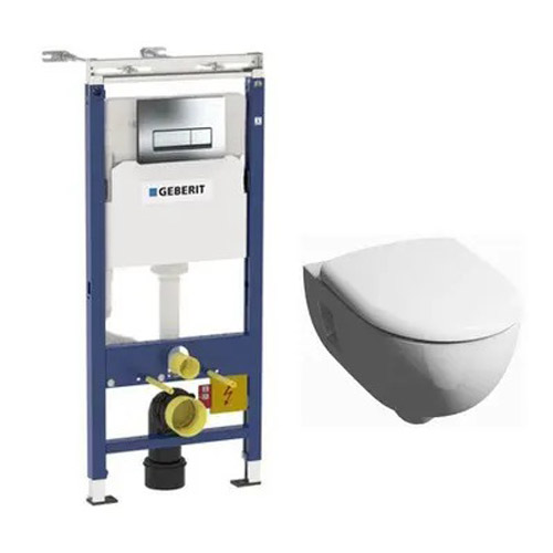Комплект инсталляция и подвесной унитаз Geberit Duofix 458.125.21.1-20307 (детальная фотография)