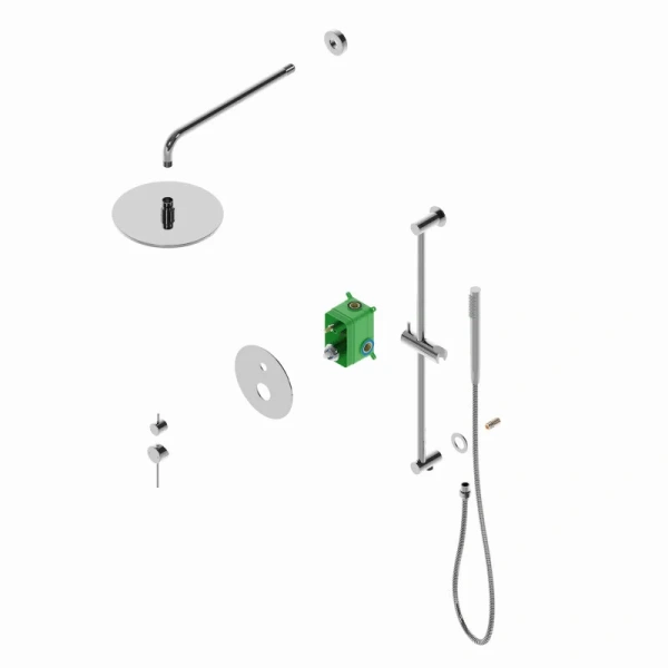 Душевой комплект Timo Saona хром SX-2309/00SM (детальная фотография), хром
