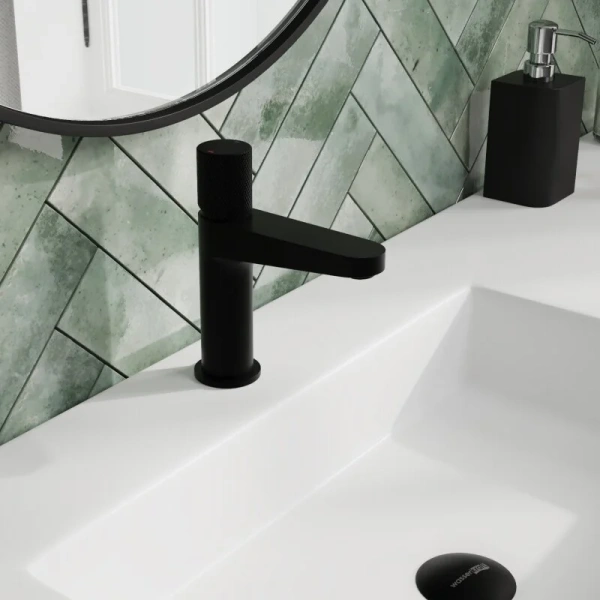 Смеситель для раковины WasserKRAFT Fulda черный 5203 (детальная фотография), черные