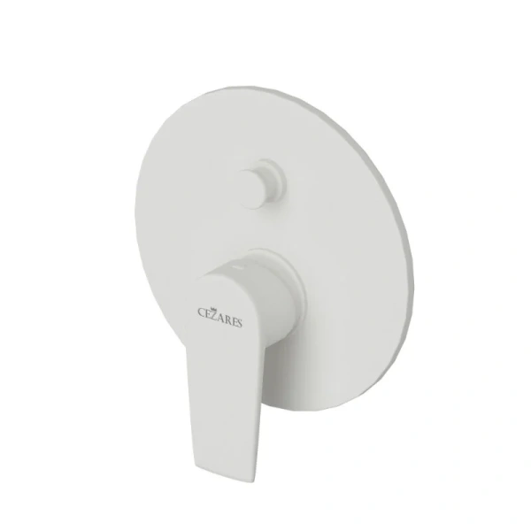 Смеситель для душа Cezares Nautic белый матовый NAUTIC-VDIM-BIO (детальная фотография)