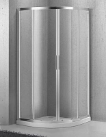 Душевой уголок BelBagno Sela 95х95 см стекло прозрачное, профиль хром