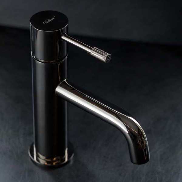 Смеситель для раковины Boheme Uno shine gun metall 461-SGM (детальная фотография), для раковины