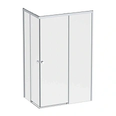 Душевой уголок Am.Pm X-Joy 120x80 см профиль хром, стекло прозрачное