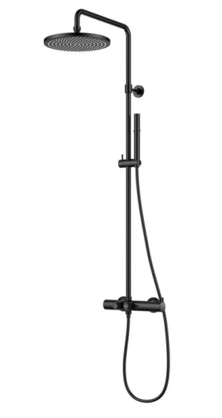 Душевая стойка Cezares Eco черный матовый ECO-CD-T-NOP (детальная фотография)