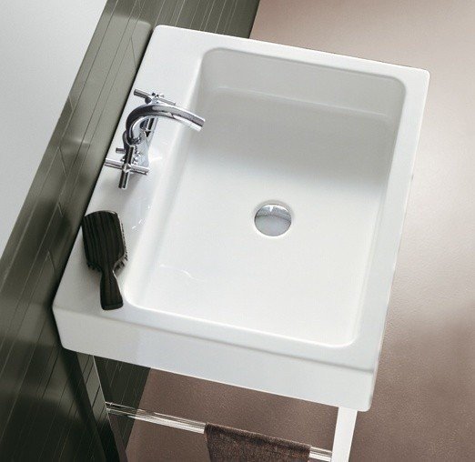 Раковина, цвет белый матовый, Simas Frozen U 60 BI MATT (детальная фотография), по запросу