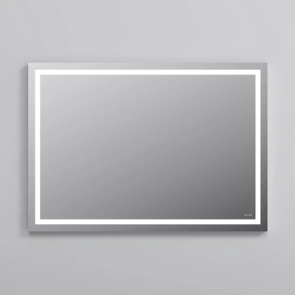 Зеркало с подсветкой AM.PM Gem 100х70 см с механическим выключателем M91AMOX1001WG (детальная фотография), современные, hi-tech