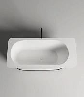 Ванна из искусственного камня Salini Ninfea 180x82 см белая