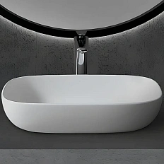 Раковина Abber Stein 60 см белая матовая