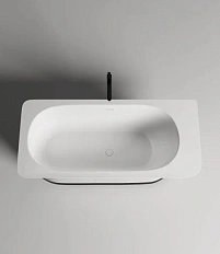 Ванна из искусственного камня Salini Ninfea 180x82 см белая