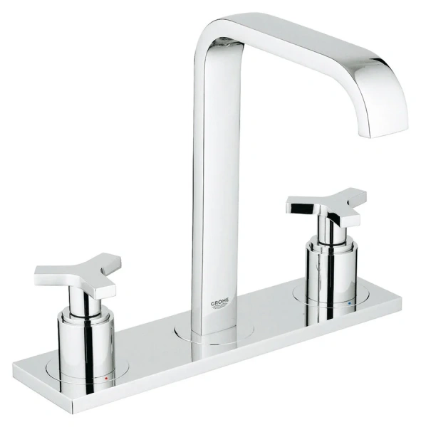 Смеситель для раковины Grohe Allure 20143000 (детальная фотография), с донным клапаном