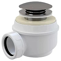 Сифон для поддона Alcaplast хром
