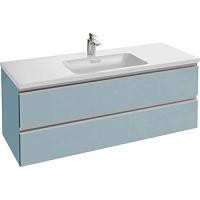 Тумба под раковину подвесная Jacob Delafon Vox 120 см матовый аквамарин