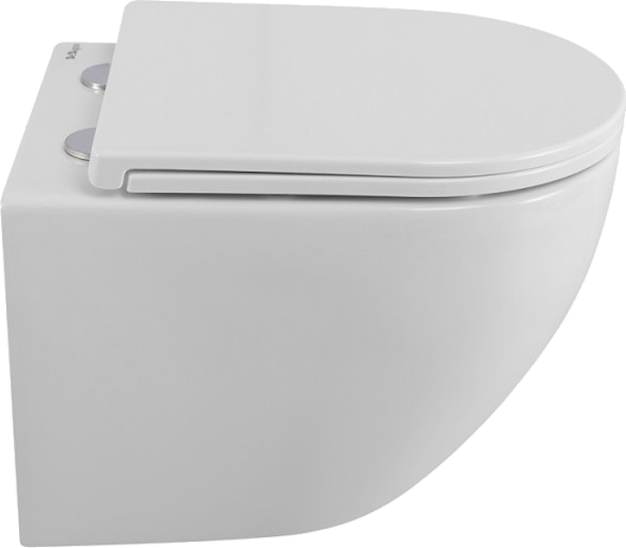 Унитаз подвесной BelBagno Uno безободковый BB3105CHR (детальная фотография)